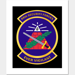 88th Security Force Squadron wo Txt Posters and Art